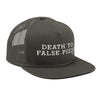 DEATH TO FALSE PIZZA Mesh  Embroidered Snapback